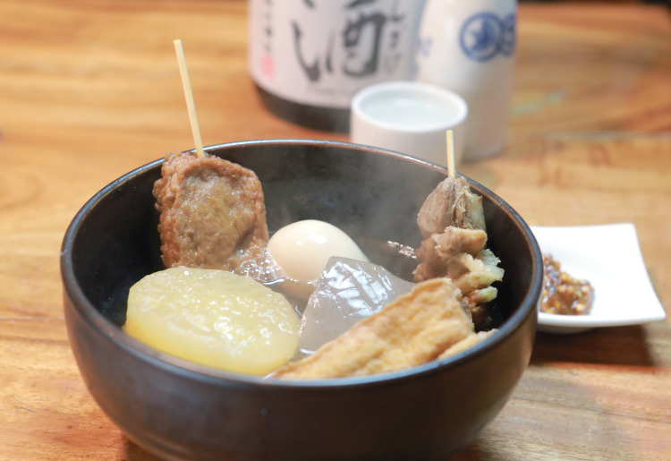 蕎麦屋のおでん おまかせ五種盛り