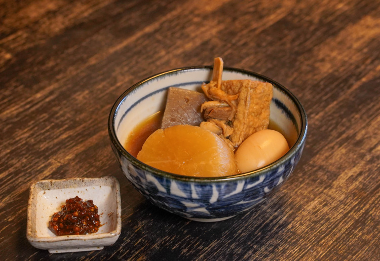 蕎麦屋のおでん おまかせ五種盛り