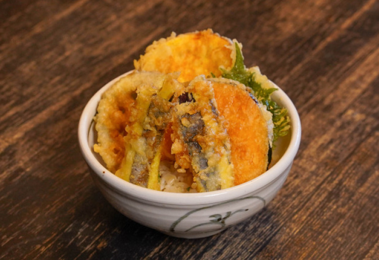 【ディナー限定】そば屋の野菜天丼