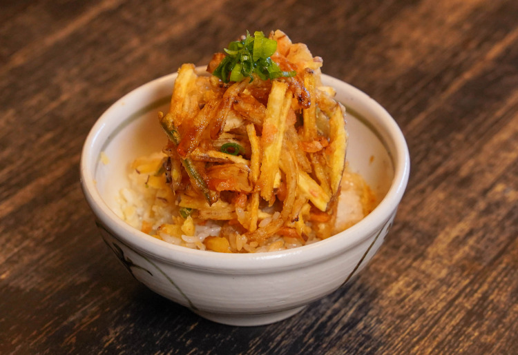 【ディナー限定】そば屋のかき揚げ丼