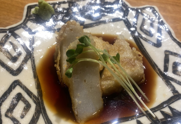 蕎麦豆腐の天ぷら