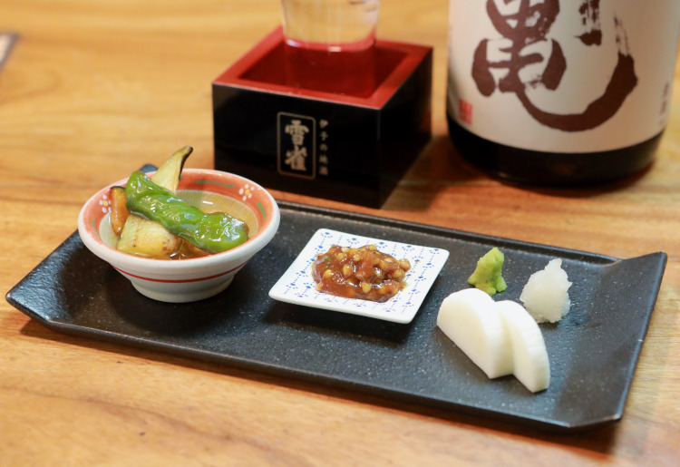 黑船そば前三点盛り