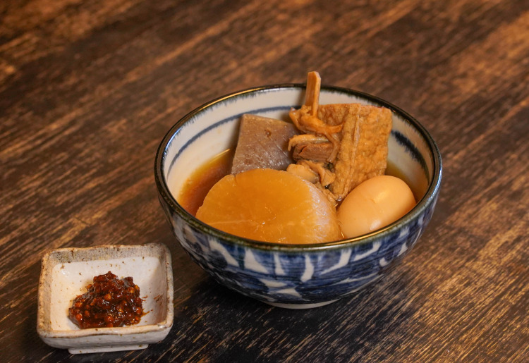 蕎麦出汁おでん 料理長おまかせ5種